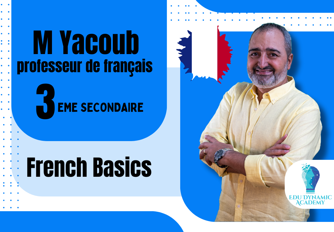 M. Yacoub | المحاضرات التأسيسية المجانية في اللغة الفرنسية